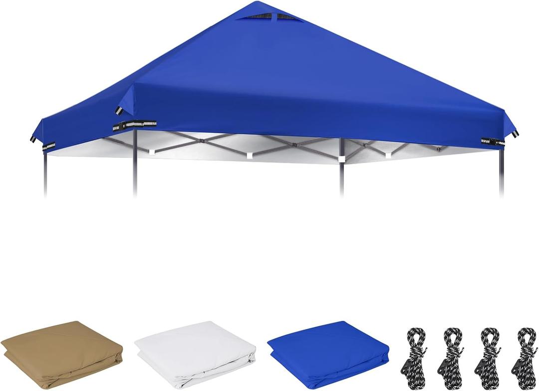 Pop Up Canopy Replacement Top Cover Only, 6.6 x 6.6 ft, Blue