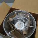 EDISHINE Boho Small Table Lamp, Walnut Color Wooden Tripod Bedside Lamp, Farmhouse Nightstand Lamp for Nursery, Bedroom, Office, Kid Room, Living Room, Grey Linen Lampshade, E26 Socket, 14.2 Inch