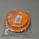 50 Pcs Party Supplies - Orange Silver Dot Tableware Set - 7/9 Inch Paper Plates for Birthdays, Weddings & More