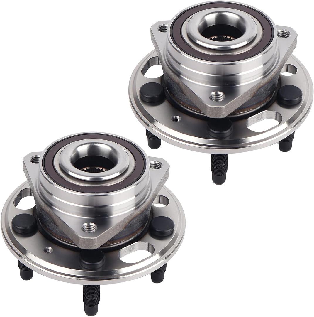 PAROD Pair 513288 Front/Rear Wheel Hub Bearing Assembly Compatible with Chevy Malibu, Impala, Equinox, GMC Terrain, Buick Lacrosse, Cadillac XTS, CTS, Regal, 5 Lugs w/ABS