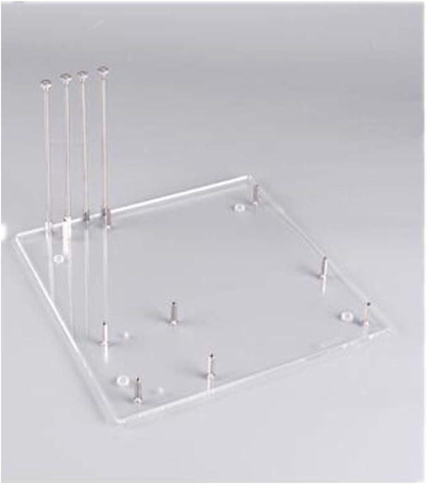 Yoidesu Open Air Computer Case for M-ATX Motherboard, Acrylic Transparent Frame, DIY Base Stand