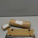 Roller Kraft Paper Roll Display, Wall Decor, Art Wall Mount, Kitchen Decor, Farmhouse Decor - (1) Kraft Paper Roll Included (8 Inch, Black)