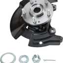 TRQ Front Steering Knuckle & Wheel Bearing Hub LH Left Driver Side Compatible with 2011-2013 Hyundai Sonata L4 2.0L 698-463