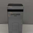 SHARDOR Electric Super Silent Blade Coffee Grinder, Timed Grind Control Rotary Knob, Adjustable Coarse to Fine for Coffee Beans, Spices & Herbs, with 2 Removable Stainless Steel Bowl, Black