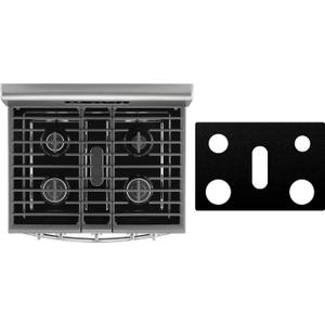 Custom Fit Reusable Burner Liner for Whirlpool Gas Range Stove Protect Your Stovetop with this Splatter Guard Cover - WFG535S0JV