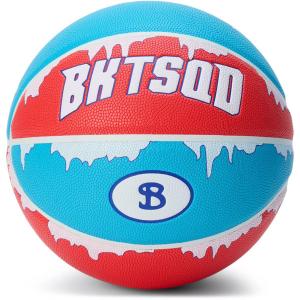 Bucketsquad Cherry Ice Basketball, Size 7 (29.5 In) - Red