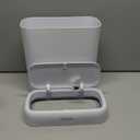 JOYBOS Bathroom Trash Can with Lid, 3 Gallon Small Garbage Can, 10L Dogproof Slim Plastic Narrow Trash Bin with Pop-up Lid for Toilet, Office, Bedroom, Living Room, White (1 Pack (2.7 Gallon))