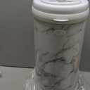 Ubbi Steel Diaper Pail, Odor Locking, No Special Bag Required, Award-Winning, Registry Must-Have, Marble