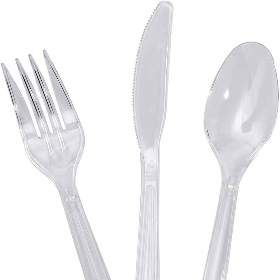 Culinary Elements Plastic Cutlery 48-ct. (16 Forks, 16 Spoons, 16 Knives)