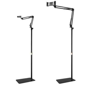 Red Light Therapy Stand - Universal Mobile Stand for Red Light Therapy Panel & Near Infrared Light Devices, Heavy-Duty Holder Adjustable Height & Any-Angle, 360 Swivel Wheel