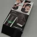 Premium Beard Trimmer for Men, Men's Vacuum Electric Shaver Kit, 20 Levels Adjustable, Wet/Dry Shaver, Upgraded Stainless Steel Ceramic Blade Heads for Precision Facial Hair, Christmas Gifts for Men (Black)