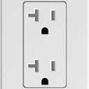 Lutron Satin Colors 20 Amp Tamper-Resistant Duplex Receptacle - Snow