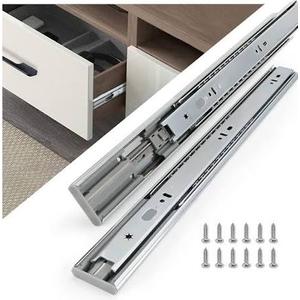 homdiy 10 Pair Soft Close Drawer Slides 22 Inch,Heavy Duty Side Mount Rails
