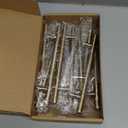 Goldenwarm 10 Pack Champagne Bronze Cabinet Pulls Gold Cabinet Handles 5 inch(128mm) Champagne Drawer Pulls Brushed Bronze Drawer Handles Kitchen Bathroom Bedroom Dresser Furniture Hardware (5in Hole Centers)