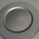 ELEGANT DISPOSABLES 13'' Party Chargers Large Plates & Platters Great for Elegant Party's Weddings Tableware Great for Serving dish Silver Pack of 12