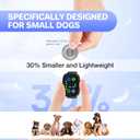 Dog Bark Collar for Large Medium Small Dogs, Anti Barking Device for Dogs, Rechargeable Smart Bark Collar with 7 Adjustable Sensitivity, Compact Bark Collar Indoor Outdoor