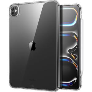 ESR for iPad Pro 11 Inch Case M4(2024, 5th Generation), Thin and Lightweight, Shock and Drop Protection, Yellowing Resistant, Hard Back, Supports Pencil Pro and Pencil(USB-C), Classic Series, Clear