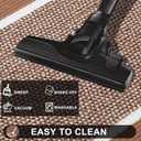 2 x Colorxy Indoor Door Mat, Non-Slip Absorbent Resist Dirt Entrance Mat, Sturdy Low-Profile Inside Floor Mats, Washable Front Entry Doormats for Entryway, 30''x17'', Brown