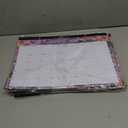 10 x 2026 Desk Calendar, Large Desktop/Wall Monthly Calendar (Jan. 2026 - Jun. 2027) 17'' x 12'' School Year Desk Planner for Teacher Family School Office Supplies (Purple)