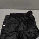 Avanova Women Faux Leather Slit Split Mini Skort High Rise Bodycon Short Skirt.XS