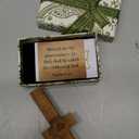 SELIAWARE Handheld Cross for Baptism/Birthday/Confirmation Gift Engraved Heart Olive Wood