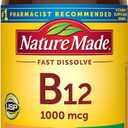 Nature Made Vitamin B12 1000 mcg, Easy to Take Sublingual B12 for Energy Metabolism Support, 150 Sugar Free Fast Dissolve Tablets, 150 Day Supply