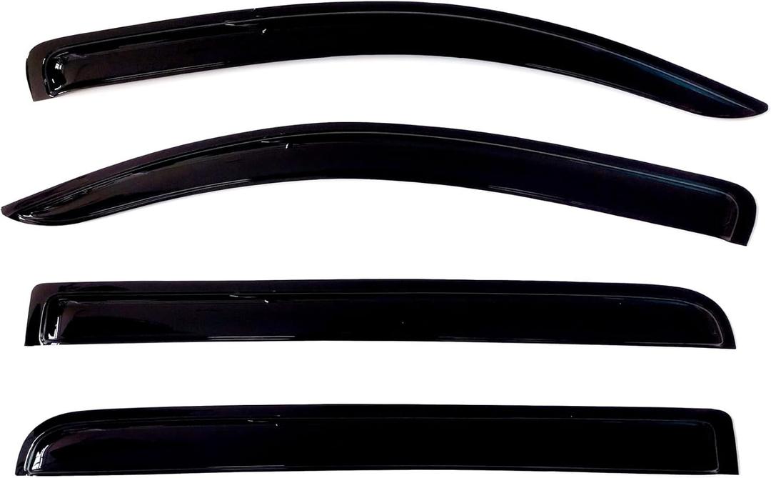 4Pcs Window Visors Vent Deflectors for Chevrolet/Chevy Colorado 2023-2024 Tape-on Rain Guards Shade