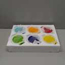 Hacaroa Set of 6 Mini Cocotte with Lid, 8 Oz Ceramic Ramekins with Handles, Small Casserole Dishes Individual Serving Pot for Baking, Souffl, Soup, Cobbler, Oven Safe, 6 Colors