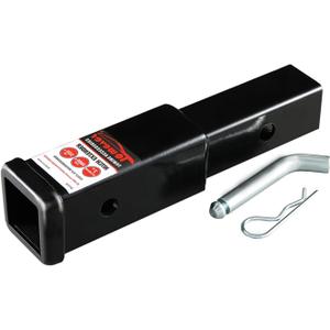 84332P Trailer Hitch Extenders 2 inch Hitch Receiver Tube, 7 inches Extension, with 5/8 inch Hitch Pin