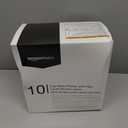 Amazon Basics 10-Cup Pitcher with Filter Compatible with Brita Water Filter Pitcher for Clean, Crisp Water, WQA and NSF Certified, Made in Europe