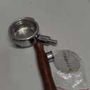 58mm Bottomless Portafilter 2 Ears For E61, Flair 58, ECM, Rocket, Sanremo, Synesso, Slayer, VBM Espresso Machine, Bottomless Naked Portafilter with 18g Filter Basket and Puck Screen - Rosewood