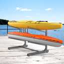 WALMANN Garage Kayak Rack, Heavy-Duty Metal Kayak Storage Rack Adjustable Freestanding Kayak Stand