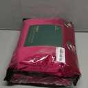 BULBUL Living Room Velvet Window Curtains 96 inch Length- 2 Panels Hot Pink Blackout Window Drapes Curtain Thermal Insulated Room Darkening Decor Grommet Curtains for Bedroom