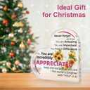 2 x Runyanofamily Teacher Christmas Gifts,Thank You Gifts for Women, Teachers Appreciation Gift for Women, Inspirational Gift, Acrylic Heart Present for Employee Friends Coworkers