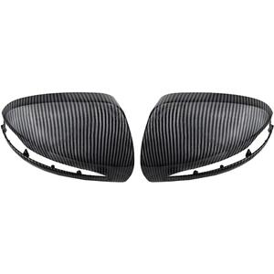 1 Pair ABS Wing Mirror Housing Covers, Left Right Side Door Mirror Covers, 2014-2020 Compatible with Mercedes-Benz C Class CLS Class E Class GLC Class S Class S Class - Carbon Fiber