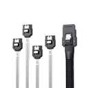10Gtek MiniSAS SFF-8087 Fan-Out Cable Breakout to 4xSATA, 6Gbps High-Speed Cable for RAID Controllers, Servers & Storage Enclosures, 1-m(3.3ft)