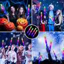 Glow Sticks Bulk - 100 Pcs LED Foam Sticks Glow in the Dark Party Supplies with 3 Modes Flashing Effect, Glow Batons Party Favors for Party Wedding Birthday Concert Halloween Christmas