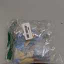 Amandir 153pcs Dusty Blue Balloon Garland Arch Kit, Different Sizes 18 12 10 5 inch Blue White Sand Latex Metallic Confetti Gold Balloons for Boys Birthday Boho Baby Shower Party Decoration Supplies