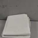 LAMIT 100% Blackout Natural Linen Curtains, 63 Inches Linen Textured Thermal Bedroom Curtains Back Tab and Rod Pocket Neutral Panels with White Liner for Farmhouse, 2 Panels, 52 x 63 Inch, Ivory