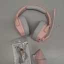 NUBWO G06 Dual Wireless Gaming Headset with Mic for PS5, PS4, PC, Mobile, Switch: 2.4GHz Wireless + Bluetooth - 100 Hr Battery - 50mm Drivers - Pink