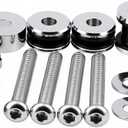 Motorcycle Sissy Bar Docking Hardware Kit for Harley Touring FLSTC FXSTSB FXSTS FXSTC FLSTF FXST FXSTB FLSTN 1984-2025