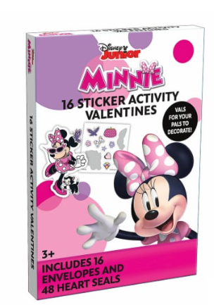 Exchange Cards Sticker Activity Minnie 2 Pack