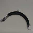 8" Inch Galvanized Pipe Hanger with Rubber - Conduit Mounting Clamp - Tube Brackets - Pipe Clamps - Tube Wall Mounting Bracket Clamp - Rigid Conduit Holder - PVC and Metal Pipe Attachment Hanger