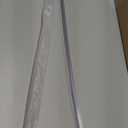 Frameless Shower Door Bottom Seal Shower Sweep with Drip Rail for 3/16 Inch Glass,36 Inch Long, Vinyl, Clear