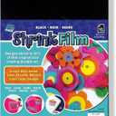 Grafix Shrink Film - Black Opaque 8.5"x11" Sheets, Design Your Art and Shrink It to Create Jewelry, Embellishments, Paper Crafts, Gift Tags, Ornaments and More, Pack of 15