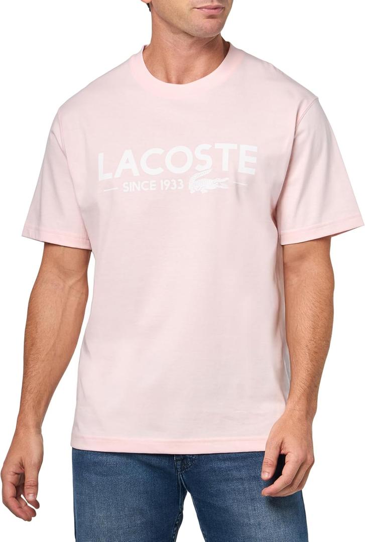 Lacoste Men's Printed Cotton T-Shirt (XX-Large)