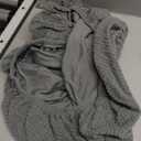 Yoovat Couch Cushion Covers for Sofa Couch Covers Wear-Resistant Universal Sofa Cover Washable Stretch for Sectional Slipcovers (Texture-Gray,Large Single Seat Cover)