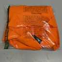 Women Men Prisoner Costume Long Sleeve Orange Jail Uniform Jumpsuit Halloween Funny Inmate Criminal Cosplay Outfits, M