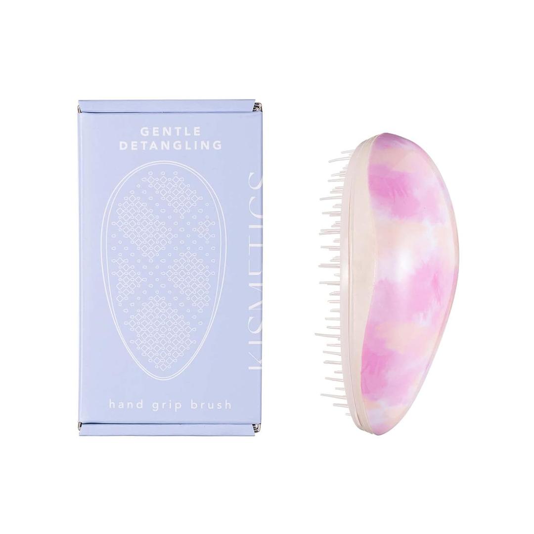 Detangler Hair Brush, The Original Detangling Hairbrush Anti-knot Scalp Massage Comb For Women, Men, Wet And Dry Hair Pink Tie