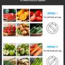Qcen Juicer Machine, 500W Centrifugal Juicer Extractor with Wide Mouth 3 Feed Chute for Fruit Vegetable, Easy to Clean, Stainless Steel, BPA-free (Black)